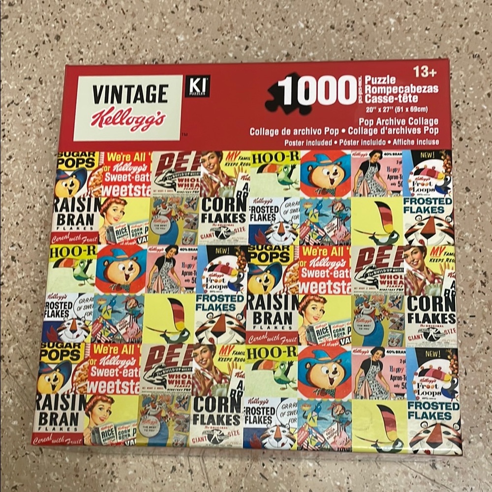 Vintage Puzzle - 1000 Piece Pop Archive Collage
